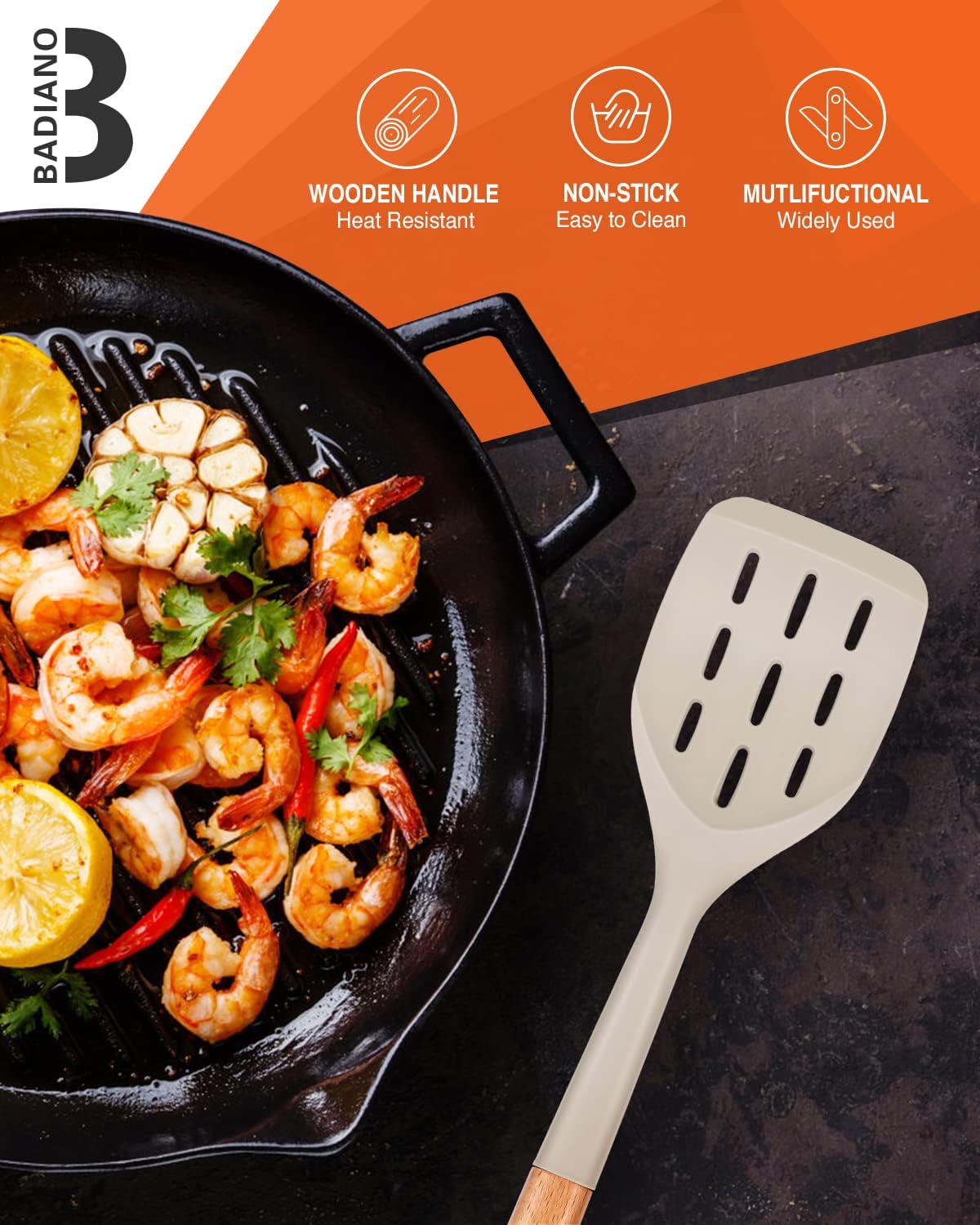 Daphtora® Silicone Spatula - White