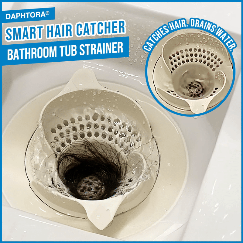 Daphtora® 2026 Upgraded Smart Hair Catcher Bathroom Tub Strainer