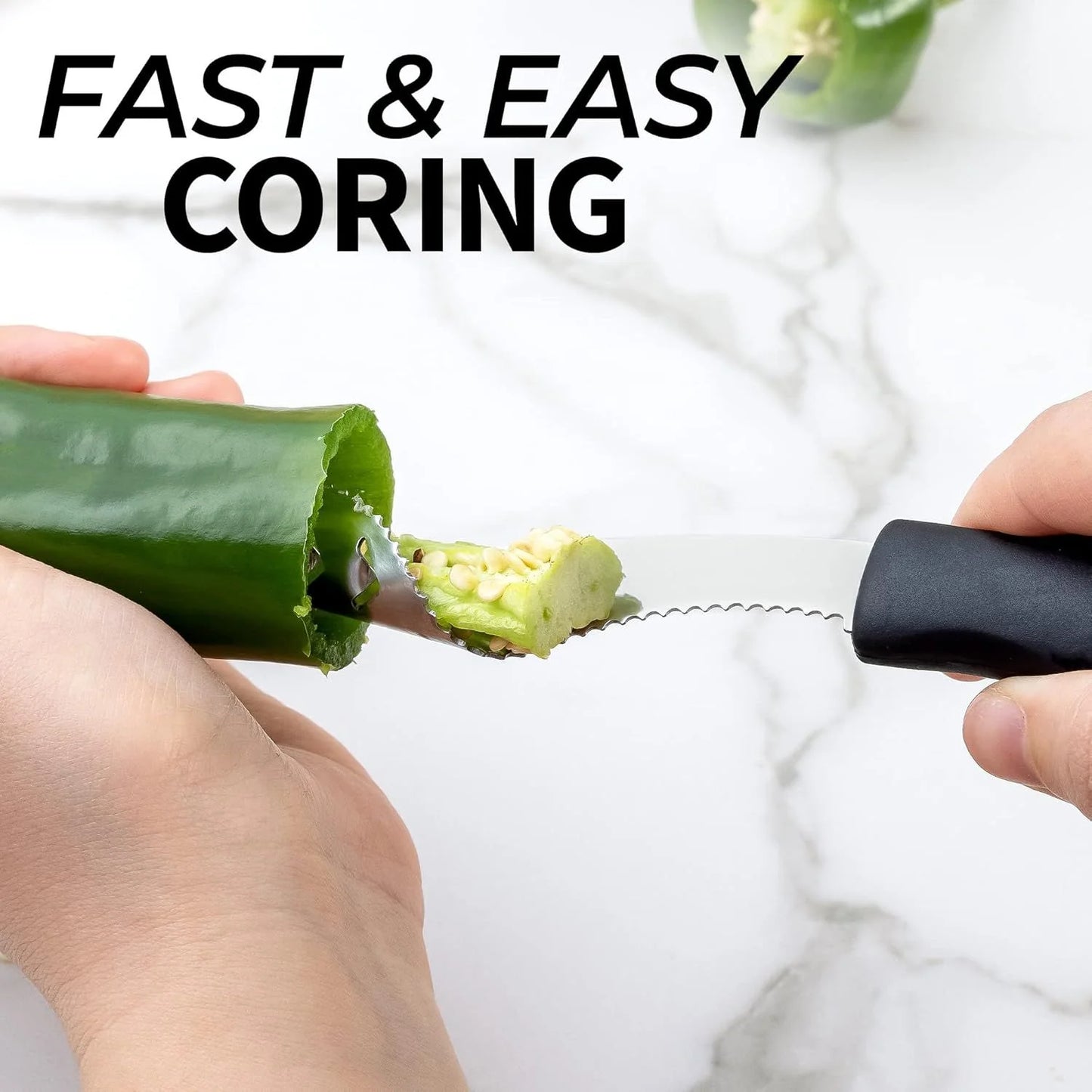Daphtora® Stainless Pepper Corer