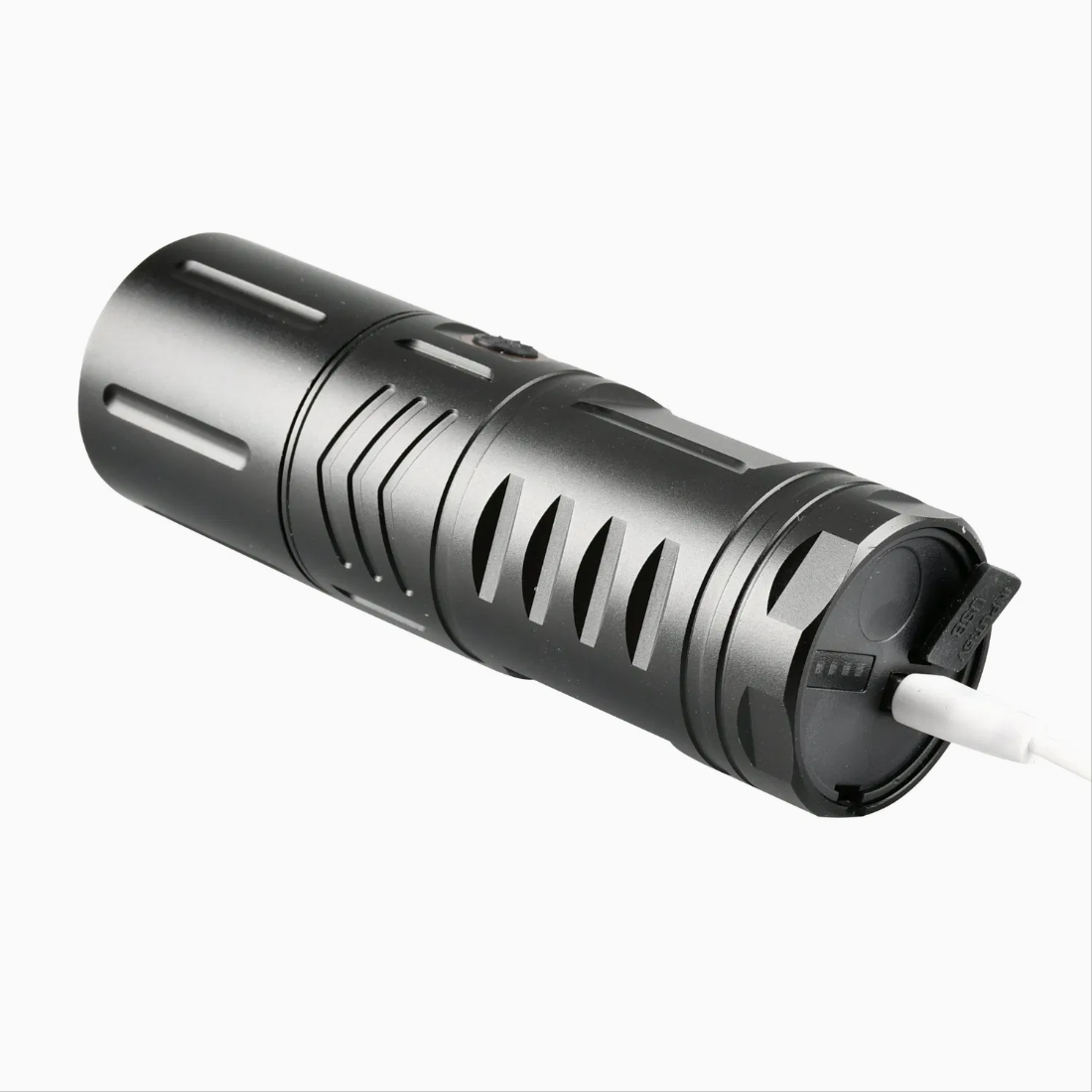 Daphtora® NightPiercerX1 Rechargeable High Lumens IPX6 Waterproof LED Flashlight