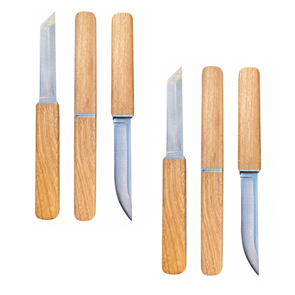 Daphtora® Stainless Steel Double Knife🧑‍🍳1 for Fruit, 1 for Meat, Sharp, Durable