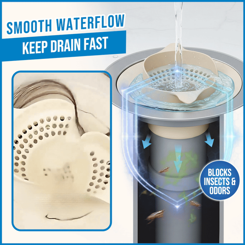 Daphtora® 2026 Upgraded Smart Hair Catcher Bathroom Tub Strainer