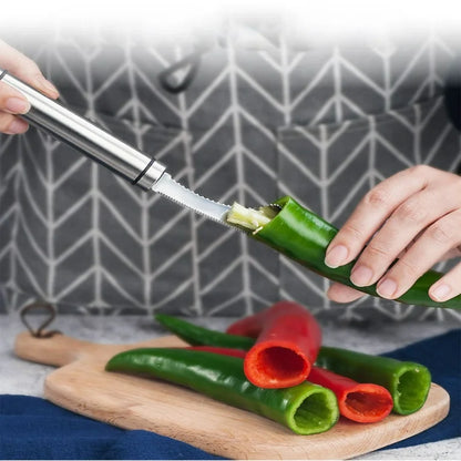 Daphtora® Stainless Pepper Corer