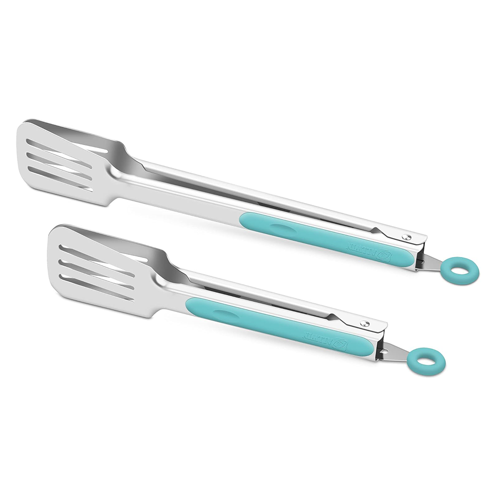 Daphtora® Stainless Steel Barbecue Turners - Aqua Sky