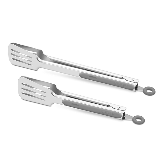 Daphtora® Stainless Steel Barbecue Turners - Gray