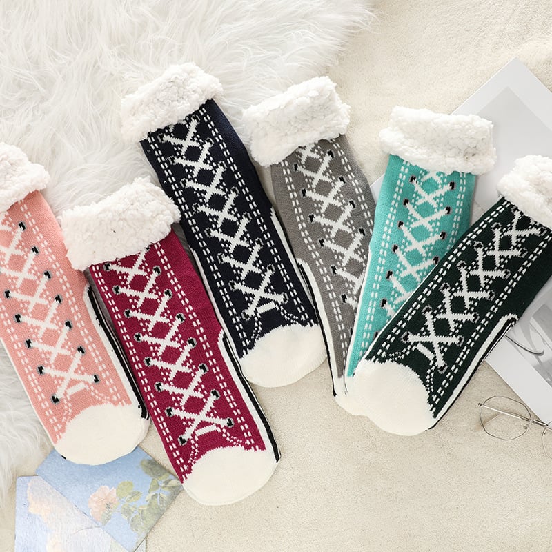 🎁Daphtora® Ultra-thick Cute Slipper Home Socks