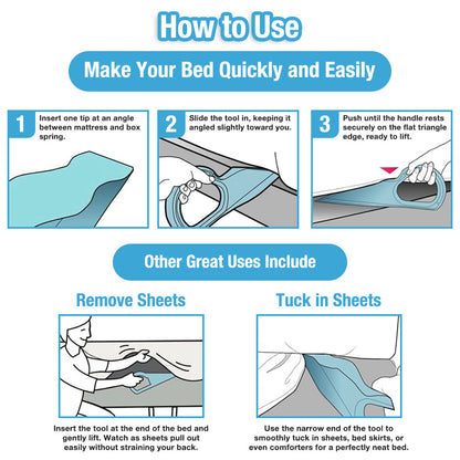 Daphtora® Mattress Lifter & Bed Maker Tool for Changing Bed