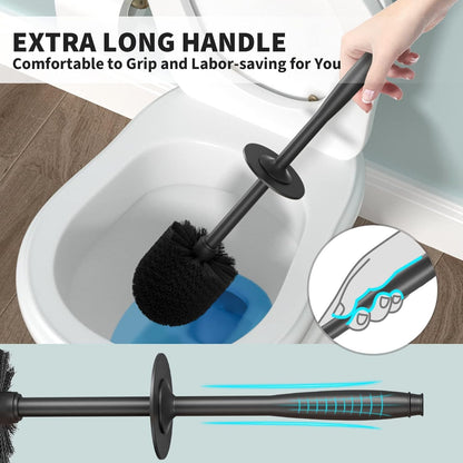 Daphtora® Toilet Brush - Black