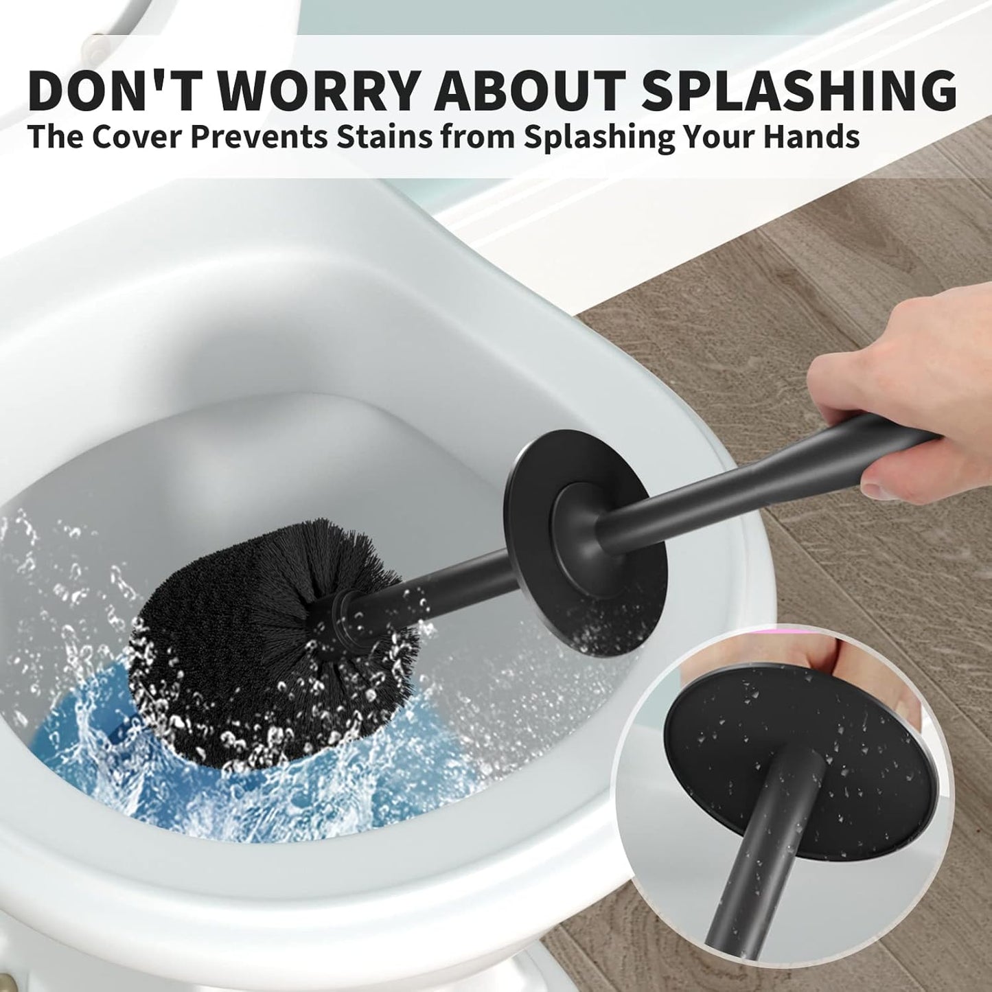Daphtora® Toilet Brush - Black