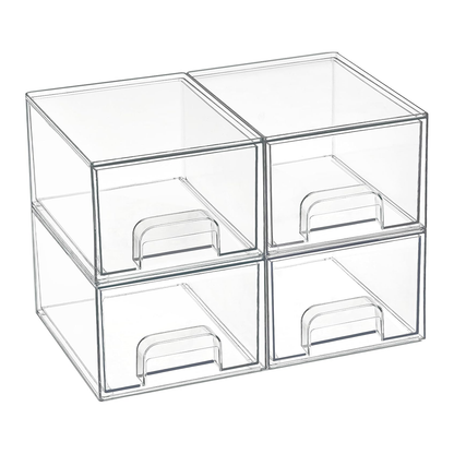 Daphtora® Acrylic Stackable Storage Drawers - S