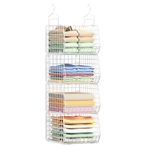 Daphtora® Closet Hanging Shelves - White