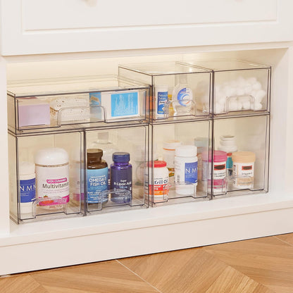 Daphtora® Acrylic Stackable Storage Drawers - M
