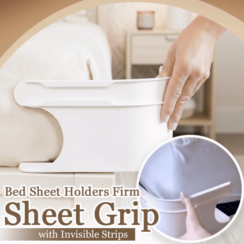 Daphtora® Fitted Bed Sheet Holders Firm Sheet Grip with Invisible Strips ⏾