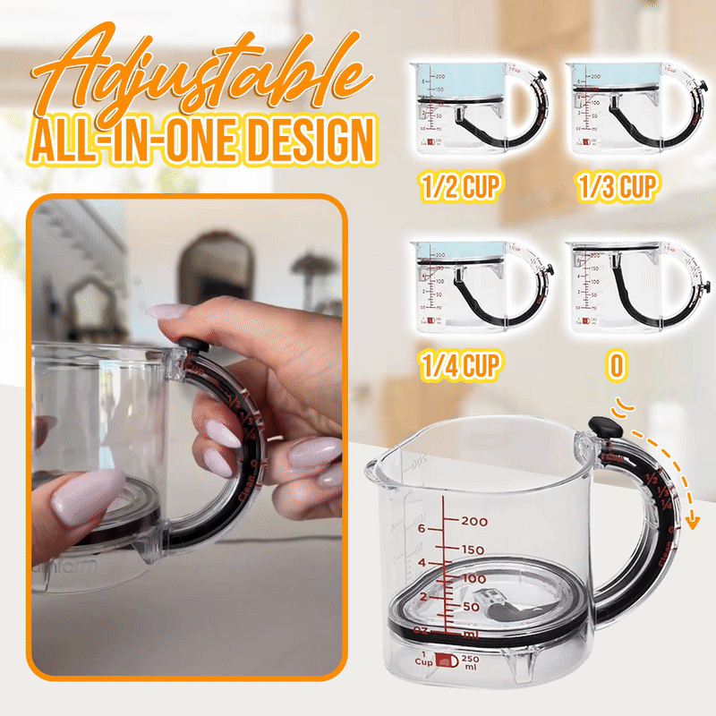 Daphtora® All-in-one Adjustable Measuring Cup