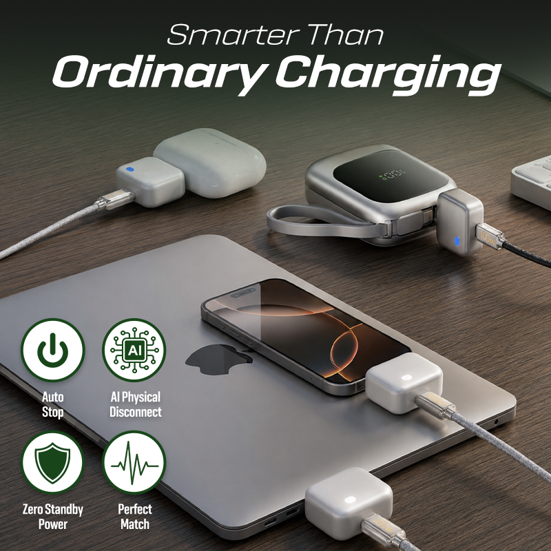 🔋Daphtora® ChargeGuard AI Auto Disconnect Charging Adapter 140w