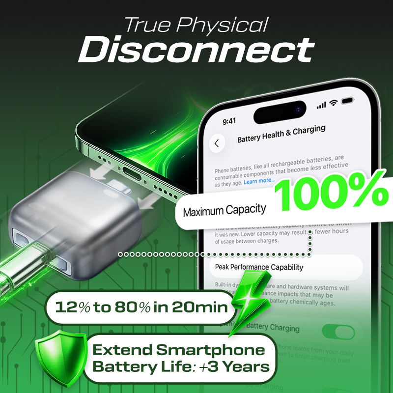 🔋Daphtora® ChargeGuard AI Auto Disconnect Charging Adapter 140w