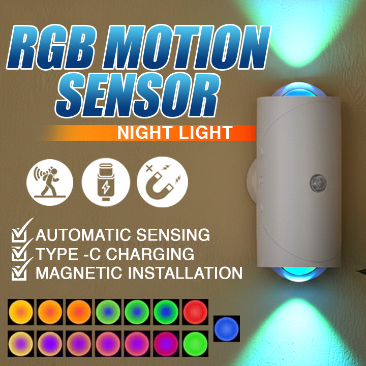 Daphtora® RGB Motion Sensor Night Light