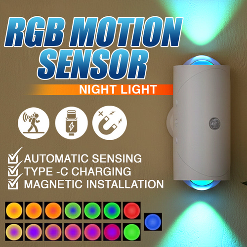 Daphtora® RGB Motion Sensor Night Light