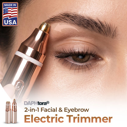 Daphtora® 2-in-1 Electric Facial & Eyebrow Trimmer