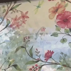 Daphtora® Floral Glass 𝐑𝐚𝐢𝐧𝐛𝐨𝐰 Window Film