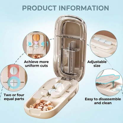 Daphtora® Adjustable Pill Cutter and Splitter