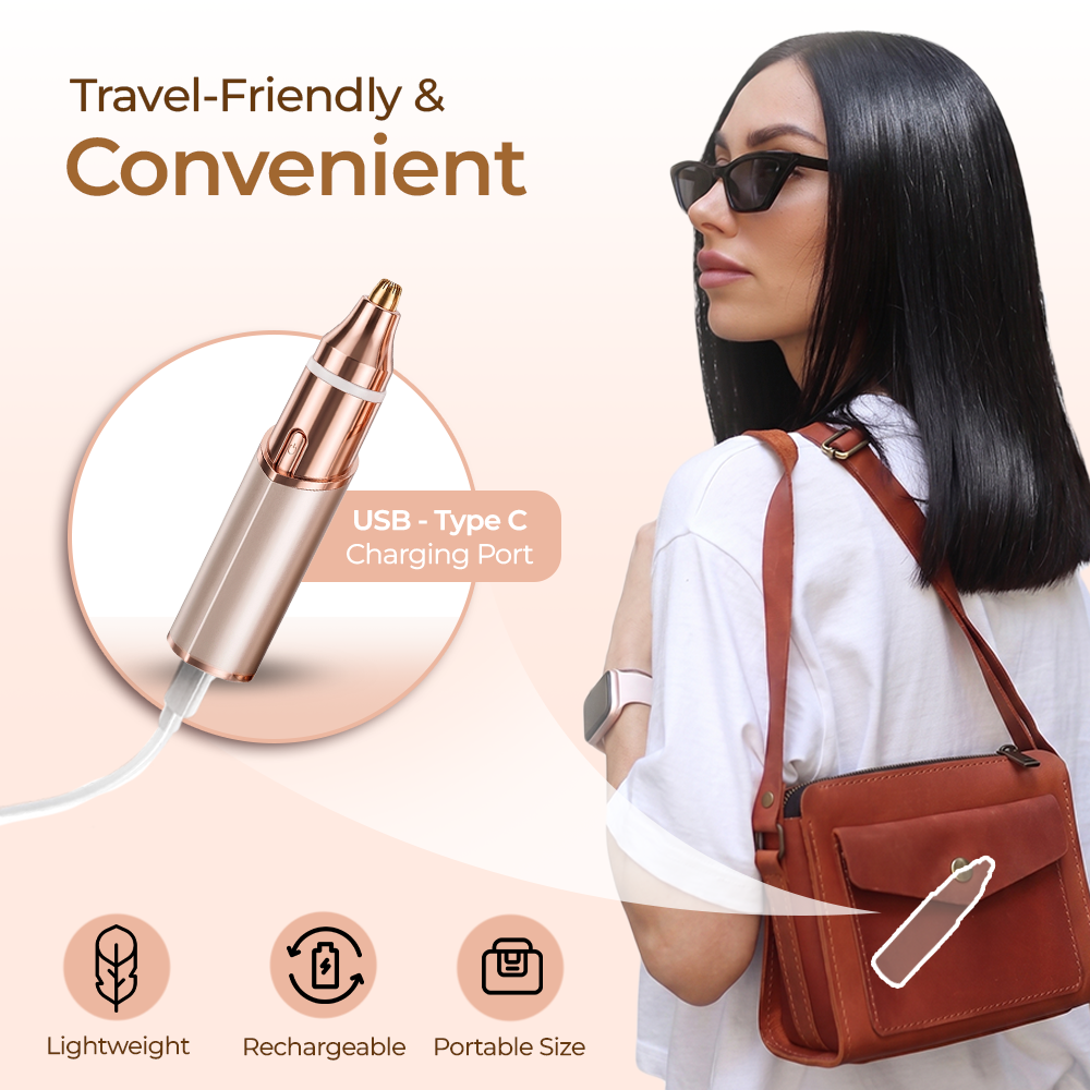 Daphtora® 2-in-1 Electric Facial & Eyebrow Trimmer