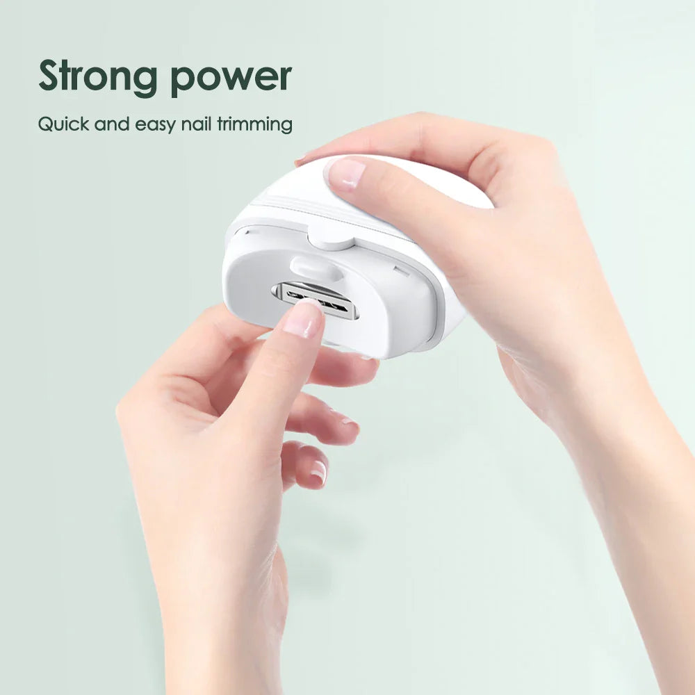 Daphtora® Electric Nail Trimmer – Safe, Painless Nail Grooming | Rechargeable & Quiet