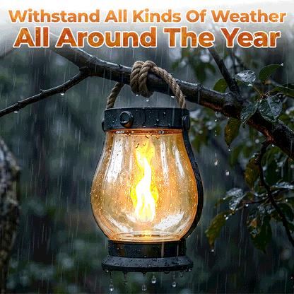 🔥Daphtora® Solar Lantern Outdoor Lights with Dancing Flame