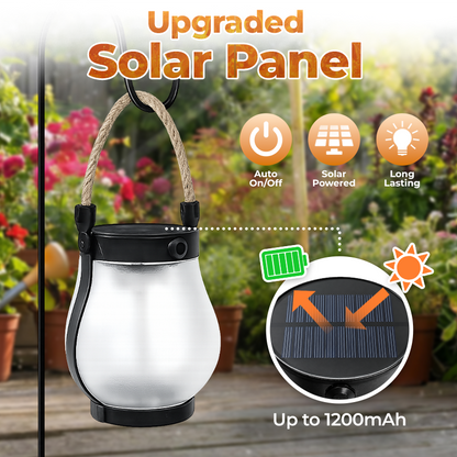 🔥Daphtora® Solar Lantern Outdoor Lights with Dancing Flame