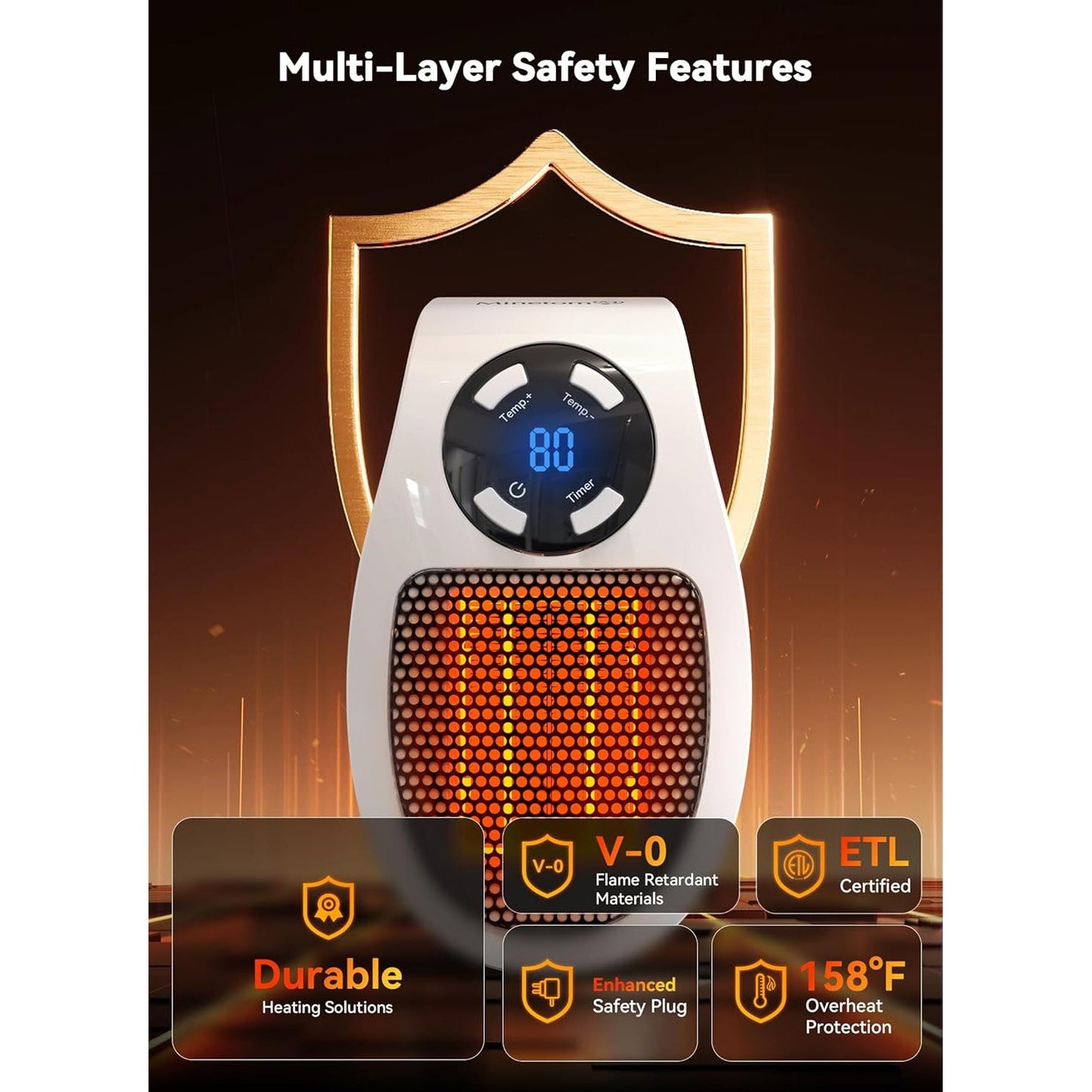 Daphtore® Plug-In Portable Mini Heater 𝗣𝗿𝗼