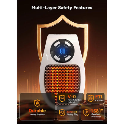 Daphtore® Plug-In Portable Mini Heater 𝗣𝗿𝗼