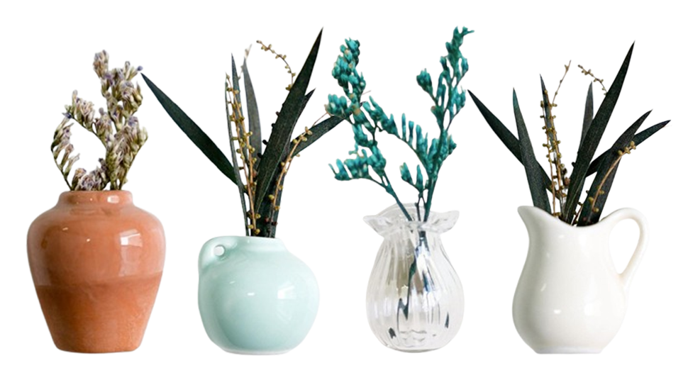 Daphtora® Mini Ceramic Vase Magnets for Fridge 💐