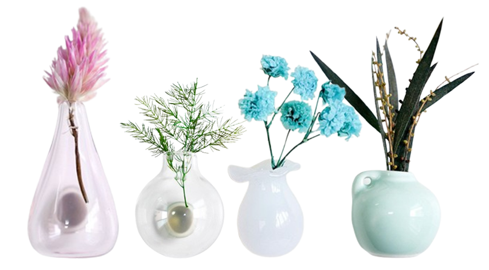 Daphtora® Mini Ceramic Vase Magnets for Fridge 💐