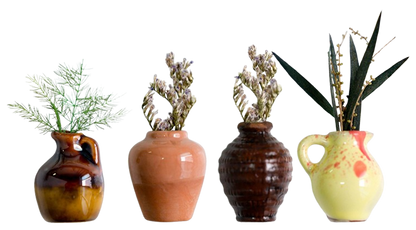 Daphtora® Mini Ceramic Vase Magnets for Fridge 💐