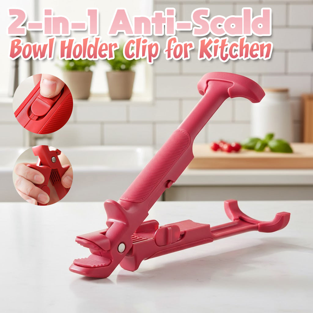 Daphtora® 2-in-1 Anti-Scald Bowl Holder Clip for Kitchen