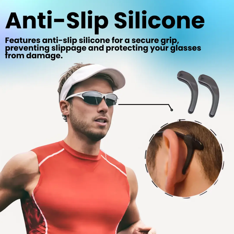 Daphtora® Non-Slip Glasses Grips (2 Pairs)